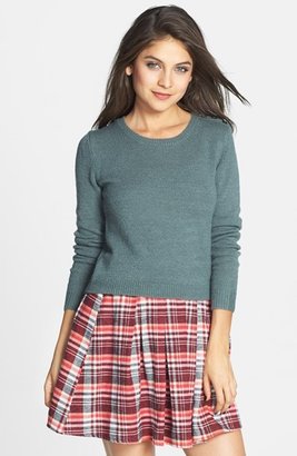 BP Long Sleeve Crop Pullover (Juniors) (Online Only)