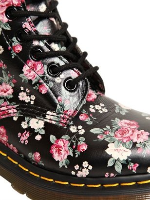 Dr. Martens 30mm Floral Printed Core Leather Boots