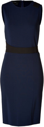 DKNY Lace Dress with Contrast Lining