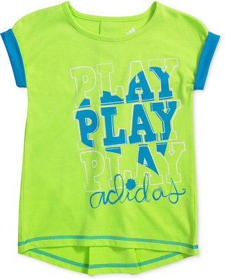 adidas Little Girls' Neon Graphic T-Shirt