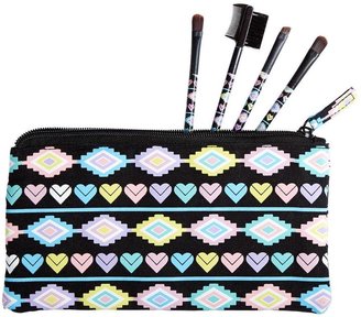 Love Label Cosmetic Bag and Brush Set