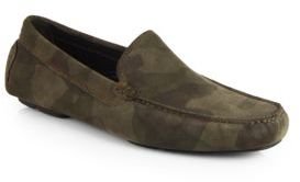 To Boot Camo-Printed Suede Driving Moccasins