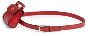 Tory Burch Robinson Leather Waist-Pack Belt