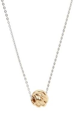 J by Jasper Conran Designer gold sterling silver knot pendant necklace