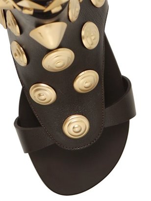 Giuseppe Zanotti 10mm Studded Leather Gladiator Sandals