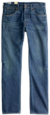 J.Crew Wallace & Barnes slim selvedge jean in White Oak Cone Denim® with medium worn wash