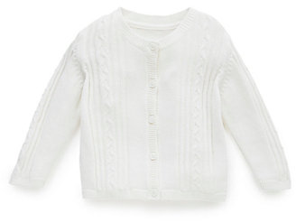 Marks and Spencer Pure Cotton Cable Knit Cardigan