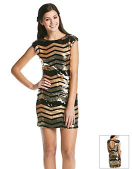 As U Wish Sequin Fitted Dress