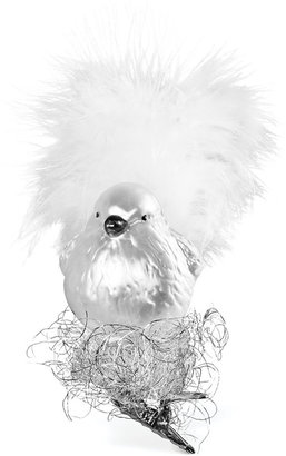 Inge-Glas Christmas Bird in Nest Ornament