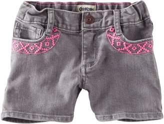 Osh Kosh 5-Pocket Embroidered Shorts