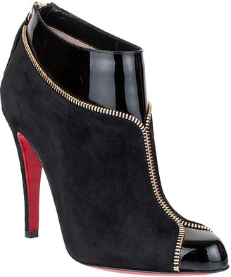 Christian Louboutin Colizip 100 suede ankle boot