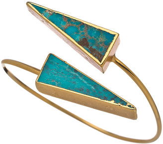 Janna Conner Designs Turquoise Long Triangle Bangle