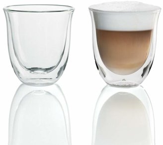 De'Longhi DeLonghi Pack of two 'Cappuccino' thermal glasses