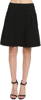 Nanette Lepore Lil Vixen Ponte Knit Skirt in Black
