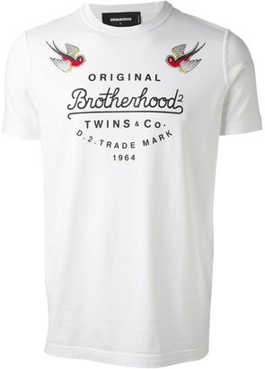 DSquared 1090 printed T-shirt