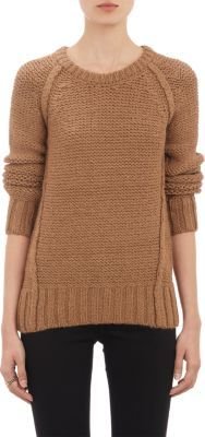 Barneys New York Purl-Stitch Alpaca Sweater