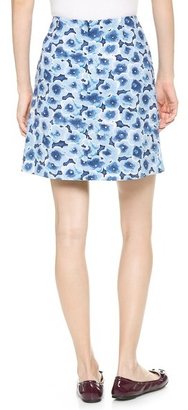Marc by Marc Jacobs Aki Floral Crepe Skirt