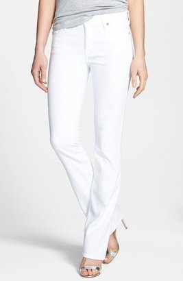 7 For All Mankind Slim Bootcut Jeans (Clean White)