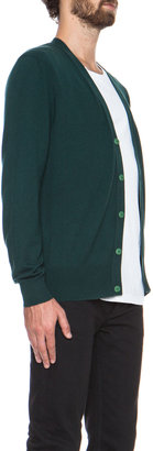 Christopher Kane Cashmere Cardigan with Rubber Patch