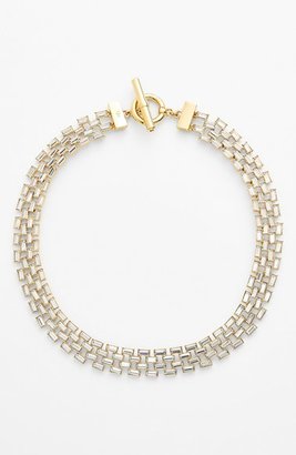 Lauren Ralph Lauren 'Signature Collection' Baguette Crystal Collar Necklace