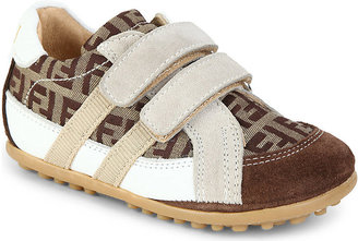 Fendi Suede and Leather Trainers 2- 4 Years - for Boys