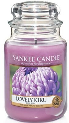 Yankee Candle Lovely kiku large jar candle