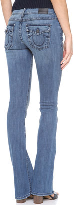 True Religion The Becca Mid Rise Boot Cut Jeans