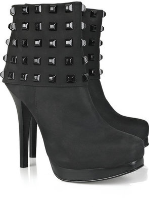 Thomas Wylde Rebel Punk studded leather boots