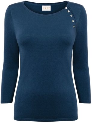 House of Fraser East Button Detail Sweater