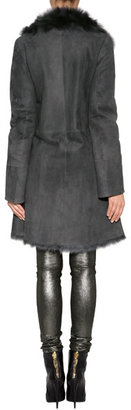 Donna Karan Top with Cutout in Black Gr. L