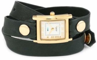 La Mer Women's LMSTW9007 Simple Wraps Emerald Simple Case Watch