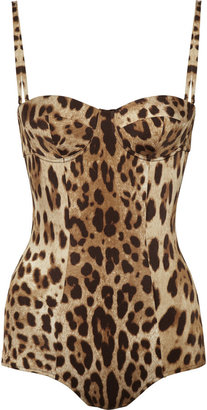 Dolce & Gabbana Leopard-print swimsuit