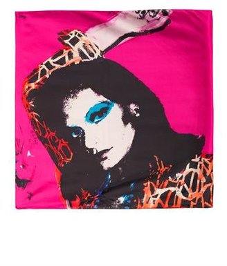 Diane von Furstenberg 'Diane' Warhol-print silk scarf
