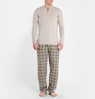 Zimmerli Check Cotton-Flannel Pyjama Trousers