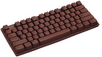 Kitchen Craft Kitsch n fun Eat Your Words Keyboard Chocolate Mould