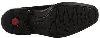 Ecco Windsor Apron Slip-On (Black Calf Leather) Men's Slip-on Dress Shoes