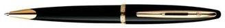 Waterman Black sea gold 'carene' ball pen