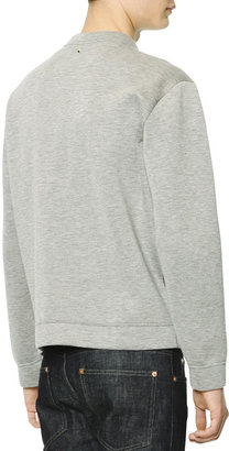 Valentino Camo-Front Sweatshirt, Gray