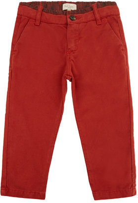 Paul Smith Junior Age 8 to 12 Red Chino Trousers