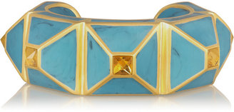Isharya Gold-plated pyramid cuff