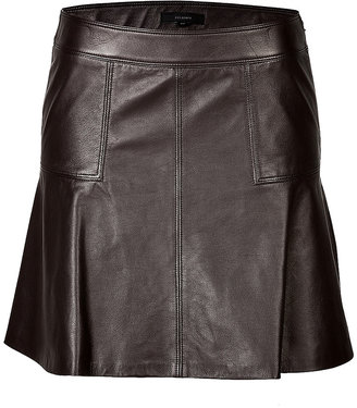 Belstaff Leather Lochdon Skirt