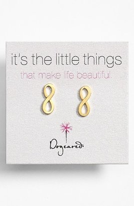Dogeared 'It's the Little Things' Infinity Symbol Stud Earrings