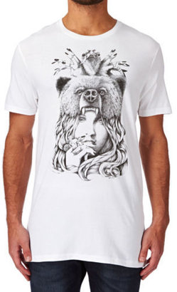 Rusty Misbearhave  Mens  T-shirt - White
