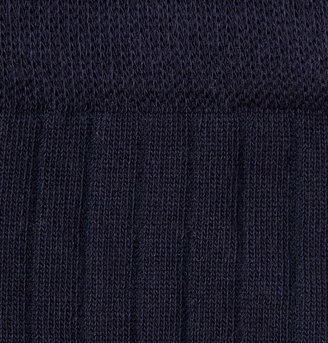 Corgi Fine-Gauge Cotton and Cashmere-Blend Socks