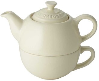 Le Creuset Stoneware tea for one almond