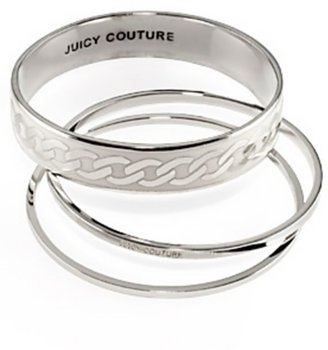 Juicy Couture Stackable Bangles, White