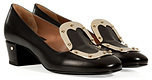 Laurence Dacade Leather Loafers in Black
