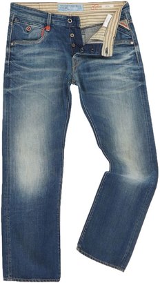 Replay Men's Jimi regular bootcut fit denim jeans