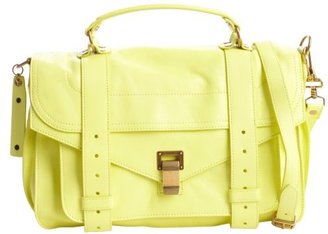 Proenza Schouler lemon leather 'PS 1' convertible medium bag