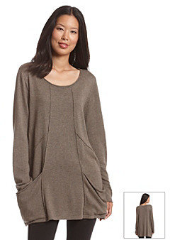August Silk Front Pocket Tunic